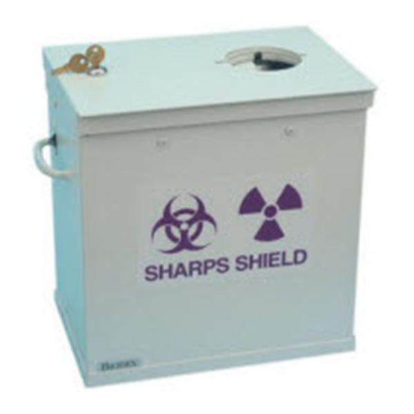 Shield Shrp Monoject Sm/Md Stl/Ld/Powder-Coat Fnsh Kylck f/ 039-387 Cntnrs Each