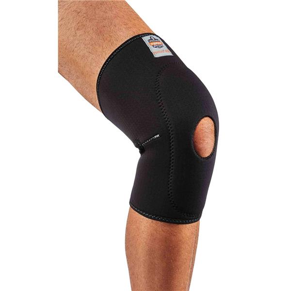 Sleeve Support Knee Neoprene Black Size Large Universal Ea