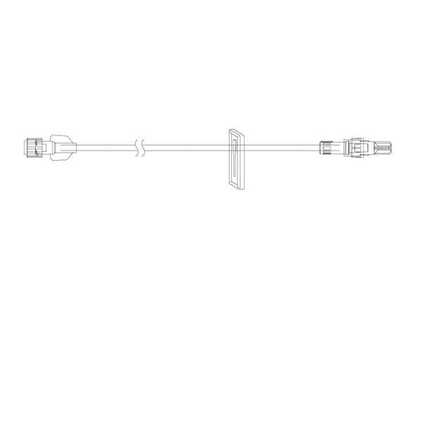 IV Extension Set 60 M Adptr/F LL Adptr/Clr 50/Ca