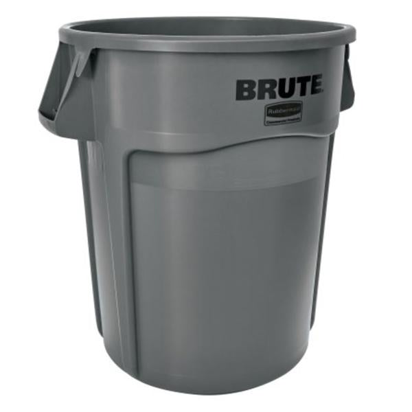 Container Utility Brute Plastic 44gal Gray 4/Ca