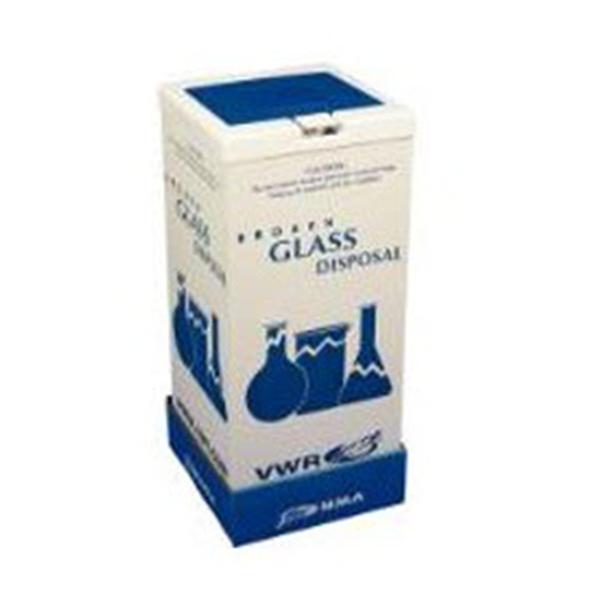 Carton Broken Glass _ Floor Model Cardboard/Polypropylene Blue/White 6/Package