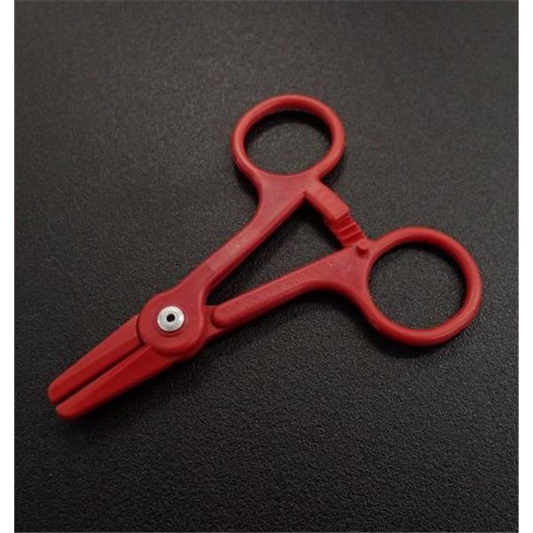 Tube Occluding Forcep Red 11.3cm 100/Bg