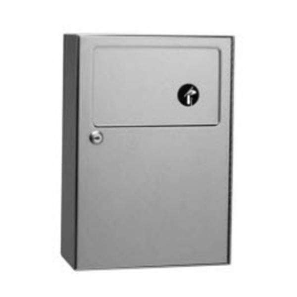 Disposal Sanitary Napkin Stainless Steel Satin Finish Ea