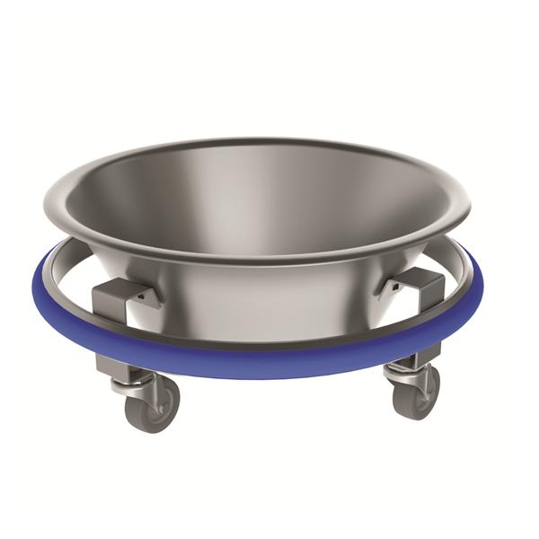 Bucket Kick Stainless Steel 8.5qt No Lid Round Ea