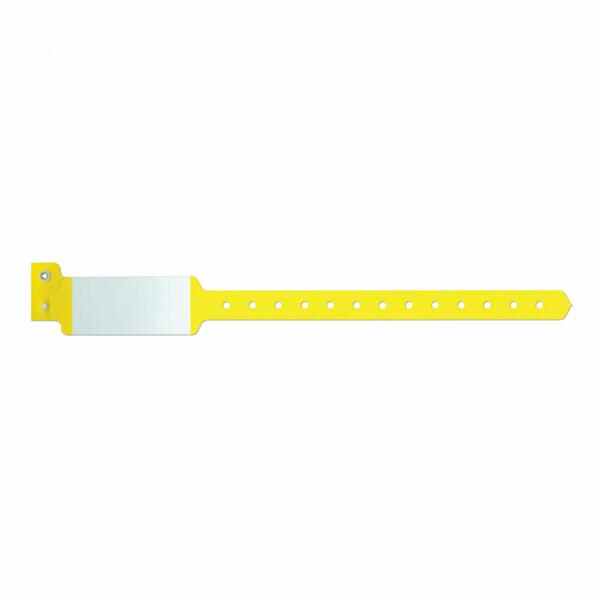 Wristband Identification Sentry SuperBand Poly Yellow Adult / Pediatric 500/Box