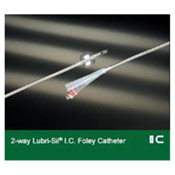 Catheter Foley Lubri-Sil 22Fr 5cc Standard Round Tip Hydrogel Coated 2-Way 12/Ca