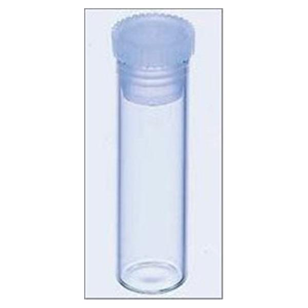 Vial Empty Glass Shell 12x33mm 0.5 Dram Transparent 144/Pk