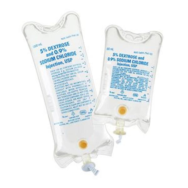 Sodium Chloride 5% IV Injection Solution Viaflex 500mL Strl Vflx Cntnr 24/Ca