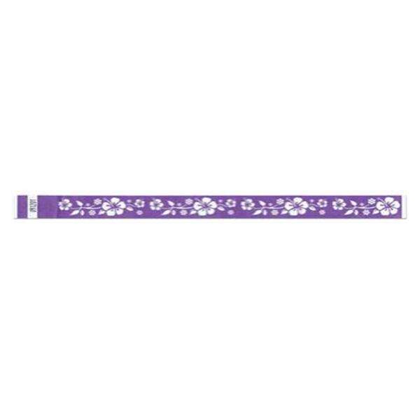 Bracelet Identification Expressions Tyvek Purple 500/Package