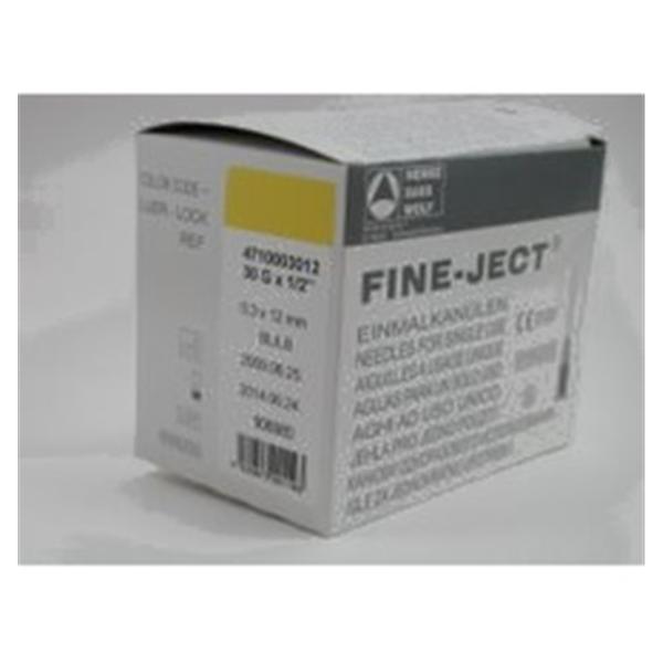 Needle Lnct Pnt/ LL/LS 18gx2 HSW Fine-Ject Cnvntnl ThnWl 100/Bx, 10 BX/CA