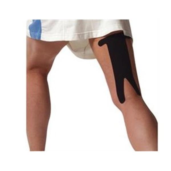 Tape Kinesiology SpiderTech 100% Cotton/Poly Acrylic Pre Cut Adhesive Black 5/Bx