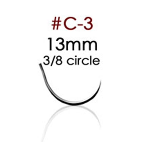 Suture 4-0 Polyglycolic Acid C-3 RS3 Undyed 18