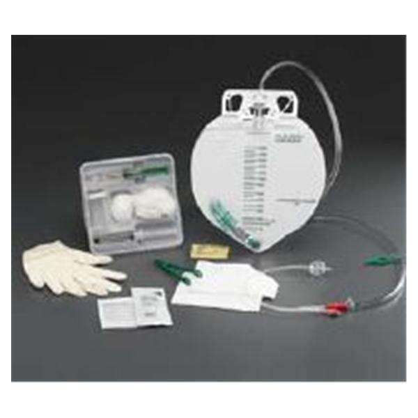 Tray Foley Catheter Bardex 18Fr 5cc Silicone 10/Ca