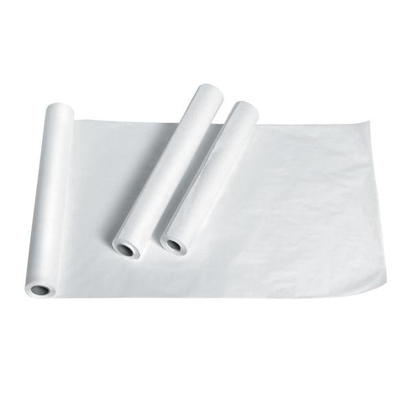 Table Paper Exam Smooth 18 in x 225 in White 12/Ca