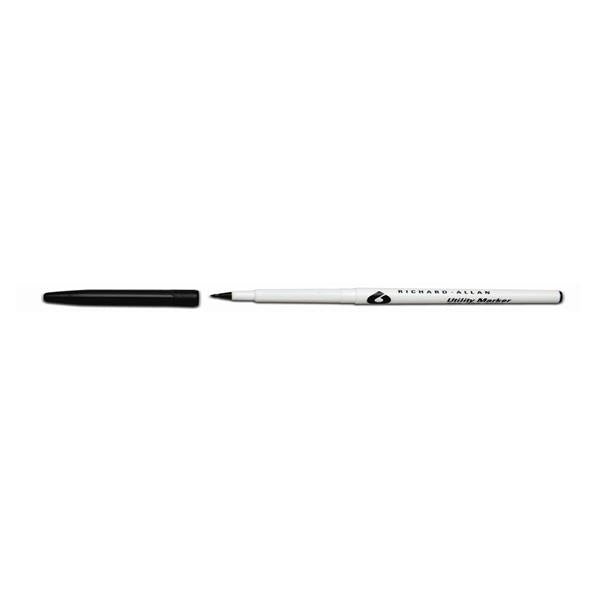 Marker Utility Skin Richard-Allan Tapered Tip Black Non-Sterile 100/Bx