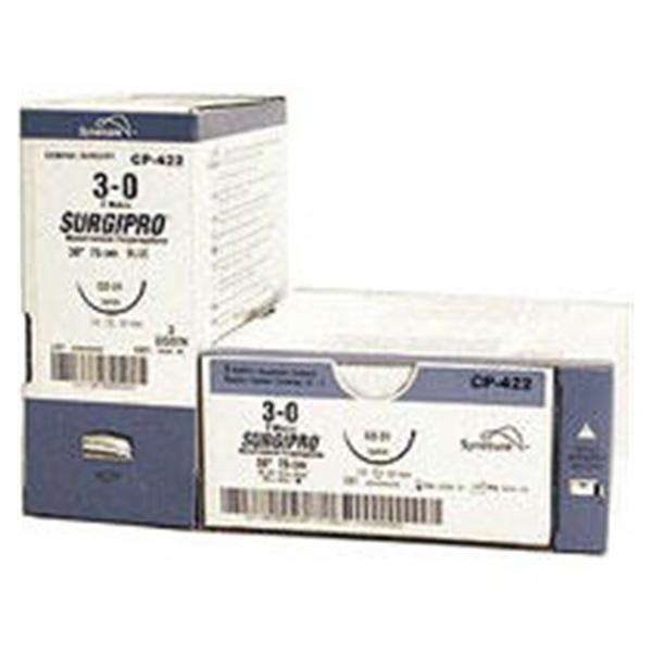 Suture 5-0 Polypropylene P-10 Surgipro Blue 18
