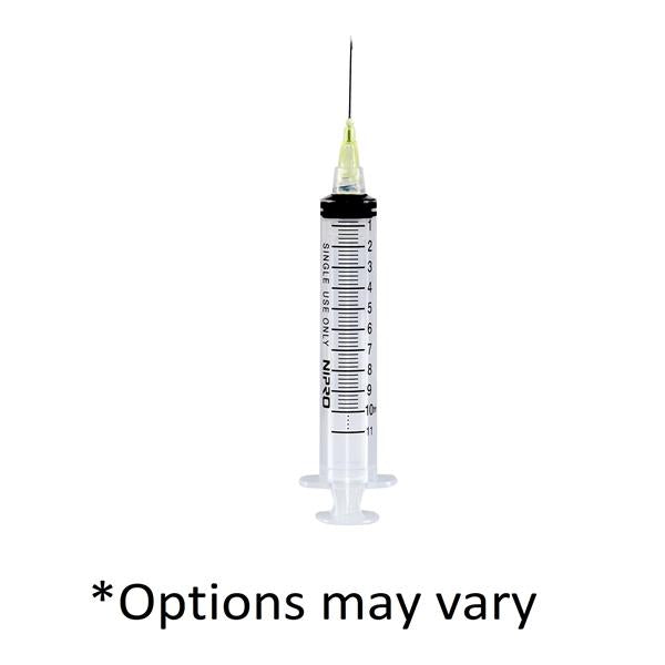 Syringe/Needle 10cc Luer Lock 20gx1-1/2