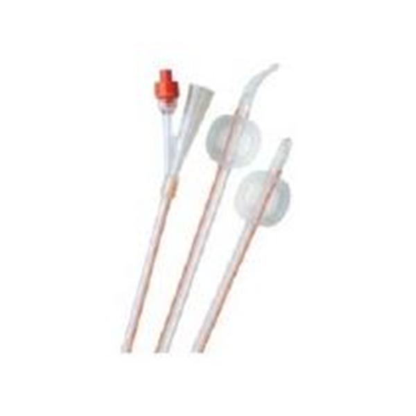 Catheter Foley 24Fr 30cc Silicone 2-Way 5/Bx