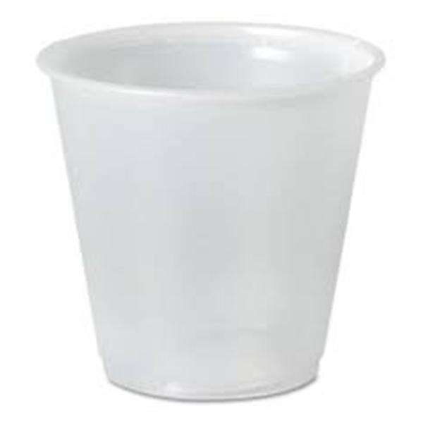 Cup Graduated Medicine SOLO Plastic 3 oz Translucent 100/Pk, 25 PK/CA