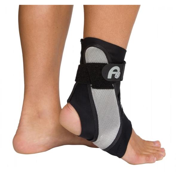 Support Orthopedic A60 Adult Ankle Breathable Material Black Size Medium Left Ea