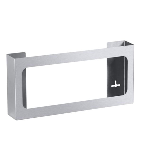 Glove Box Holder Stainless Steel Quad Gray Ea