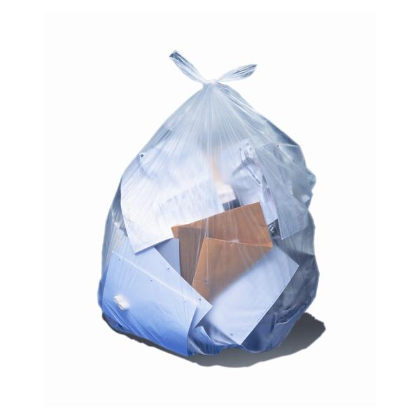Bag Trash Silver Sack 40-45gal LLDPE 1-7/10mm Flat Pack 40x46
