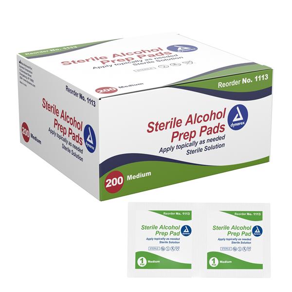 Pad Prep Alcohol Medium 2000/Ca