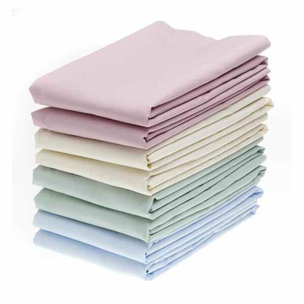 Sheet 60 in x 80 in x 9 in White 50% Cotton / 50% Polyester 24/Ca