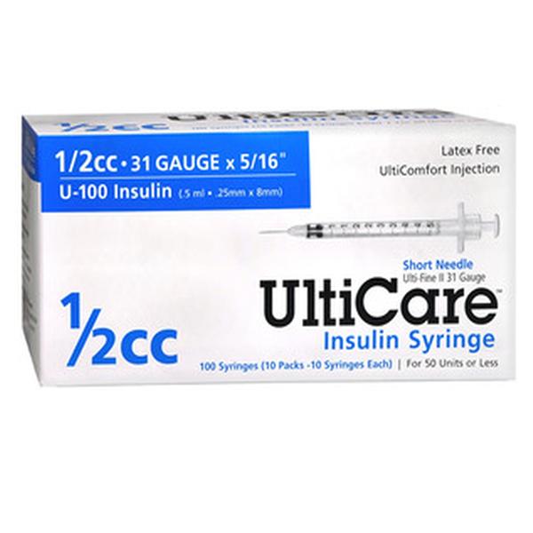 Syringe/Needle 0.5cc 31gx5/16\