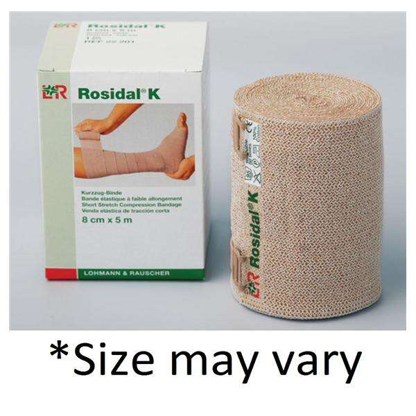 Bandage Rosidal K 8cmx5m Stretch Cotton Short 20/Ca