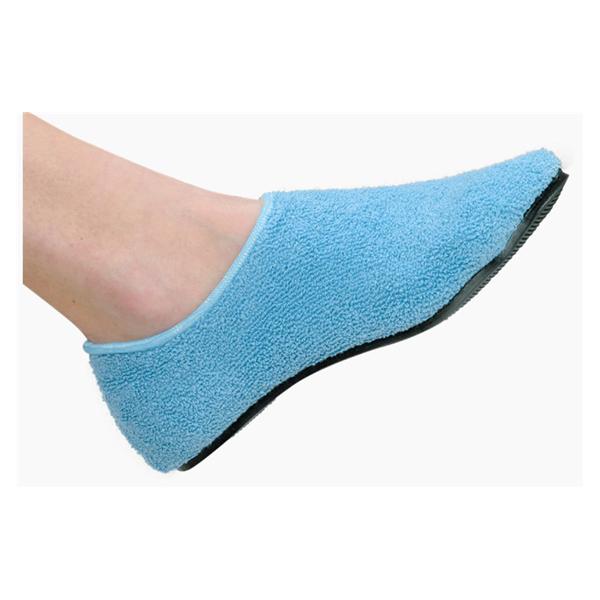 Slippers Patient Terrycloth Light Blue 2XL Size 13+ Womens / 11+ Mens 10Pr/Case