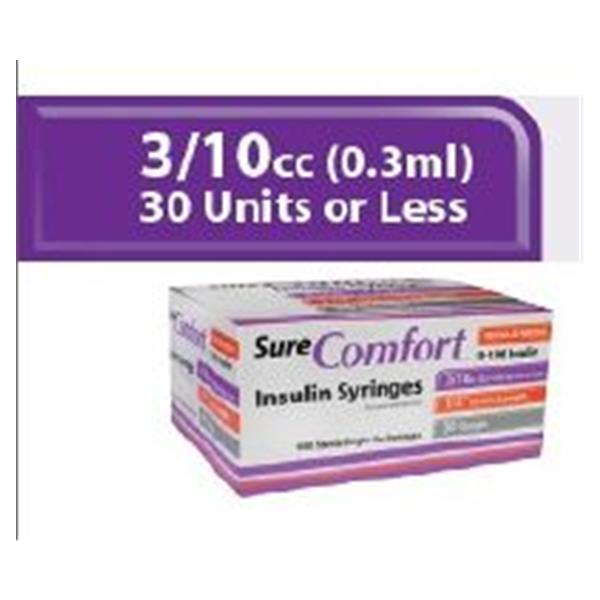 Syringe/Needle 0.3cc 31gx5/16