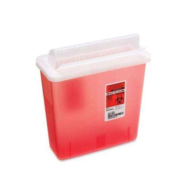 Container Sharps 5qt Red 20/Ca