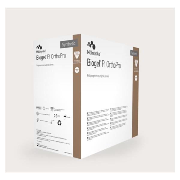 Gloves Surgical Biogel PI OrthoPro PF Polyisoprene LF 6.5 Strl Brown 160/Ca