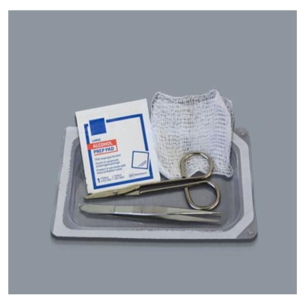 Tray Suture Removal With Blunt Adson Forceps 4-3/4