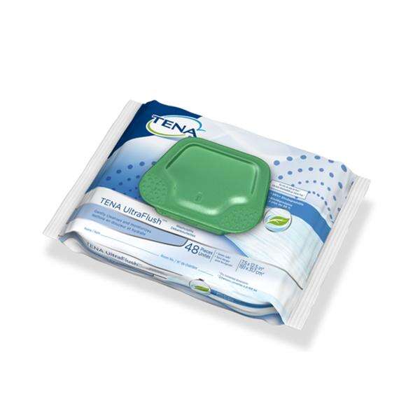 Washcloth Personal TENA Ultra Flush Mild Fresh 400/Ca