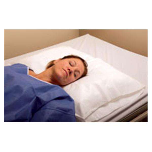 Pillowcase 22 in x 30 in Tissue / Poly White 100/Ca