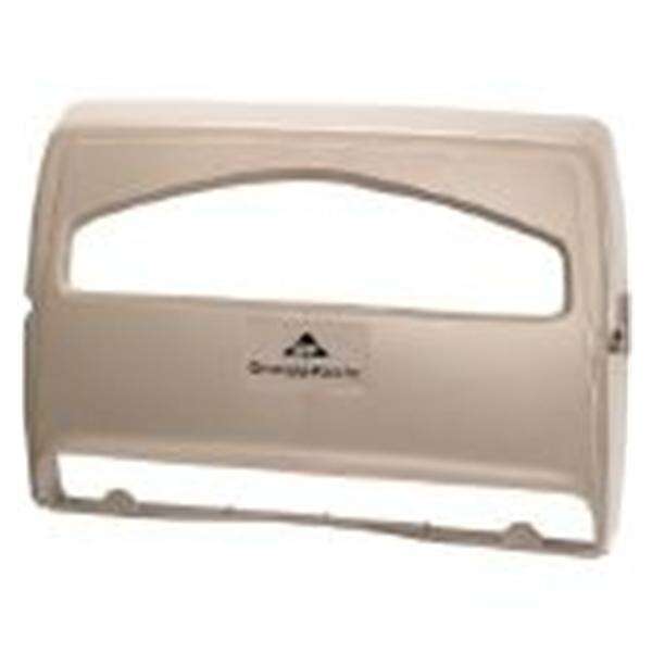 Dispenser Toilet Seat Cover Safe-T-Gard Chrome White 10/Ca