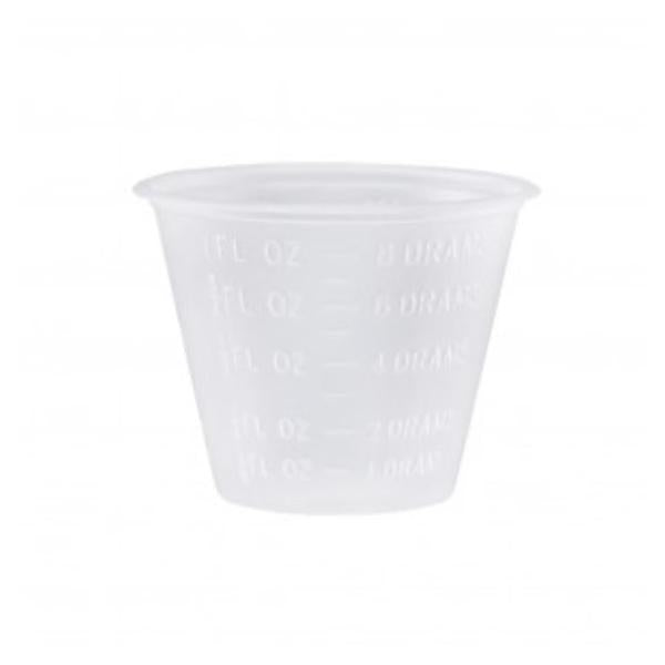 Graduated Cup Medicine Polypropylene 1 oz Translucent 5000/Ca