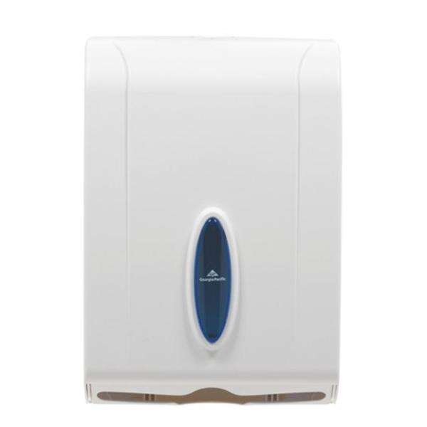Towel Dispenser C-Fold / Multifold Georgia Pacific White Plastic Ea