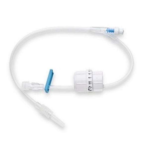 IV Extension Set Ndls 17 SmrtSt Inj Sts Male Luer Lock/Female Luer Lock 50/Ca