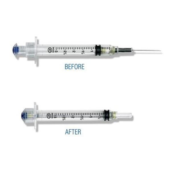 Syringe/Needle 3cc Lubricated 21gx1