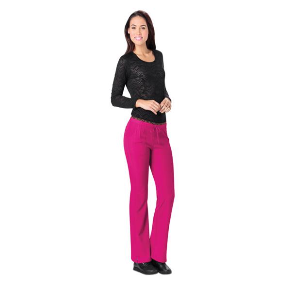 Pant Scrub Poly/Spndx HeartSoul W Blk Lg Pet NRvrsbl 4Pckt Ea