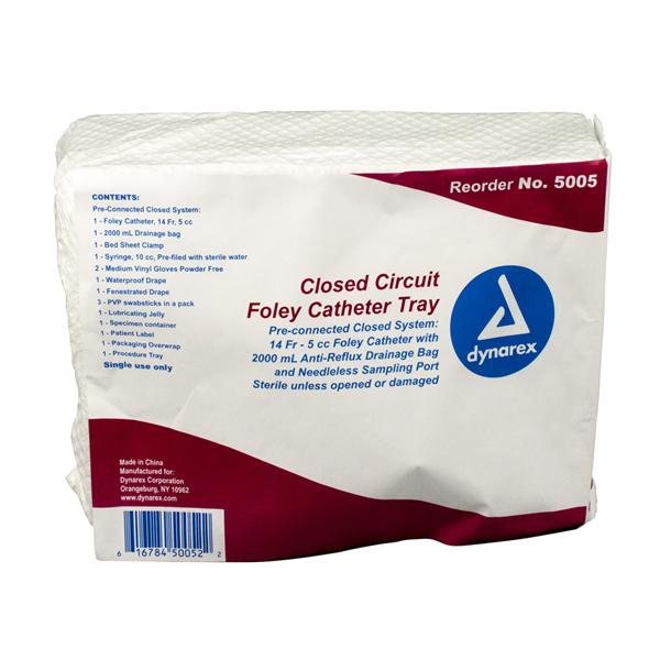 Tray Foley Catheter 14Fr Kit 10/Ca