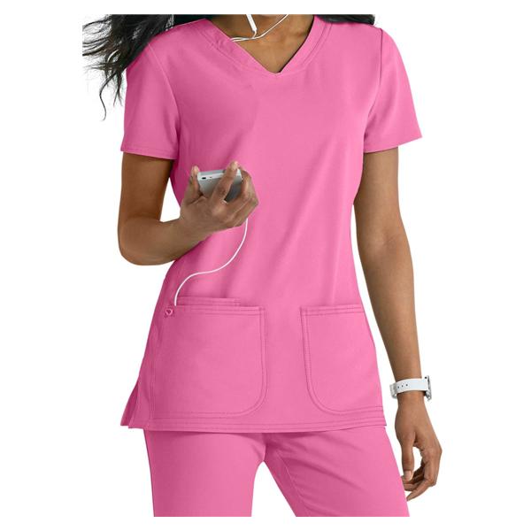 Shirt Scrub HeartSoul 20710 X-Small Hot Pink Ea