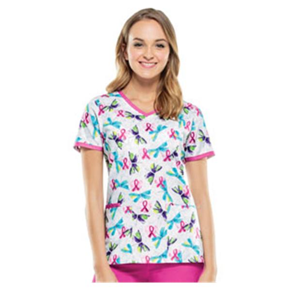 Scrub Top Flying Hearts X-Small Ea
