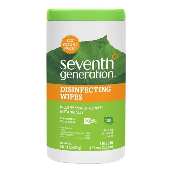Wipes Disinfectant Seventh Generation Ea