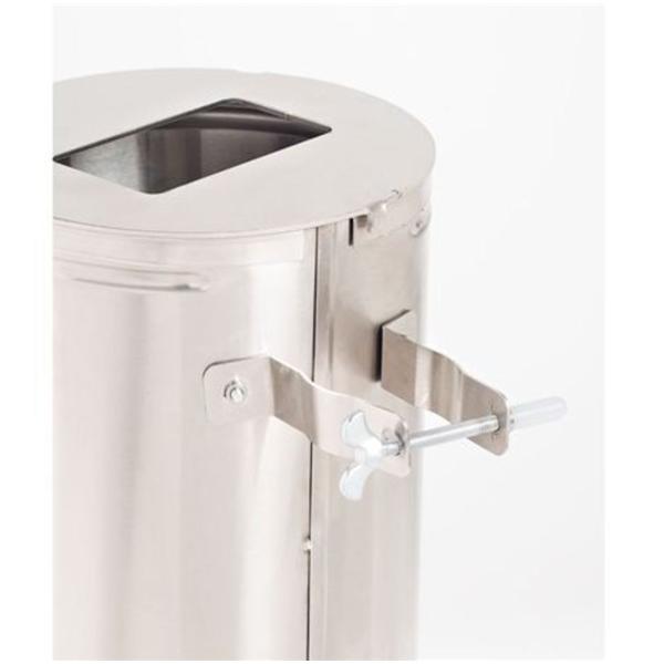 Kit Pole Mount SS Adaptable to Freestanding Hygiene Stations Silver Ea