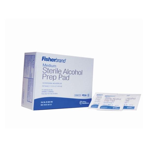 Pad Prep Alcohol Isopropyl 70% Medium 4000/Ca