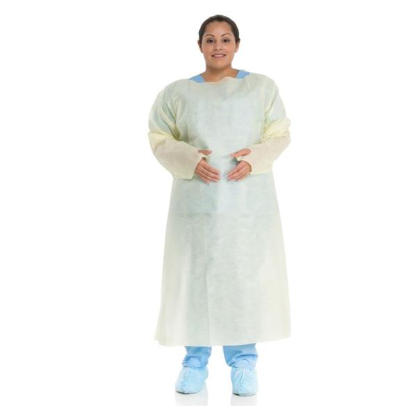Gown Isolation 2X Large Yellow 100/Ca